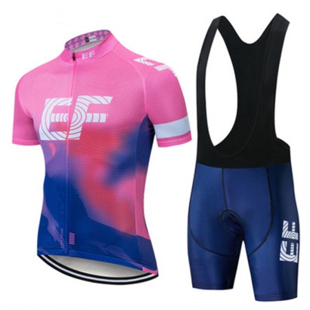 Set Kurzarmtrikot + Trägerhose 2019 EF Education First Pro Cycling Damen N002